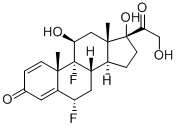 6-alpha-Fluoro-isoflupredone Structure