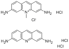 Acriflavine hydrochloride 구조식 이미지