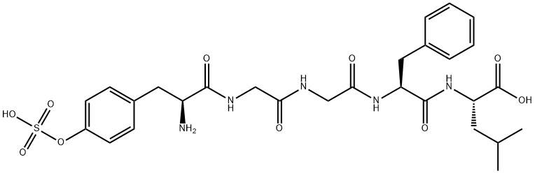 LEU-ENKEPHALIN (SULFATED) Structure