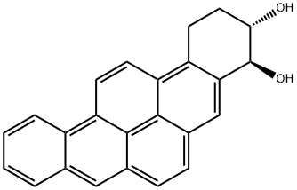 1,2,3,4-Tetrahydrobenzo(rst)pentaphene-3,4-diol trans- Structure