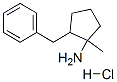 2-benzyl-1-methyl-cyclopentan-1-amine hydrochloride Structure