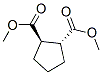 1,2-Cyclopentanedicarboxylic acid, dimethyl ester, trans-(.+/-.)- Structure