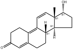 17alpha-Hydroxytrenbolone 구조식 이미지