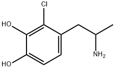 1,2-Benzenediol, 4-(2-aminopropyl)-3-chloro- (9CI) Structure