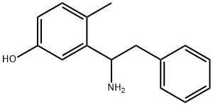 Phenol, 3-(1-amino-2-phenylethyl)-4-methyl- (9CI) 구조식 이미지