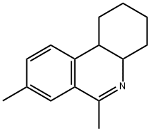 Phenanthridine, 1,2,3,4,4a,10b-hexahydro-6,8-dimethyl- (9CI) Structure