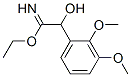 Benzeneethanimidic  acid,  -alpha--hydroxy-2,3-dimethoxy-,  ethyl  ester  (9CI) Structure