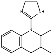 Quinoline, 1-(4,5-dihydro-1H-imidazol-2-yl)-1,2,3,4-tetrahydro-2,3-dimethyl- (9CI) 구조식 이미지