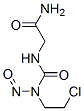 N-(2-클로로에틸)-N-니트로소카바모일글리신아미드 구조식 이미지