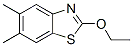 Benzothiazole, 2-ethoxy-5,6-dimethyl- (9CI) 구조식 이미지