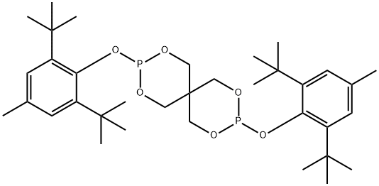 사이클릭 네오펜탄테트라일 비스(2,6-디-t-부틸-4-메틸페닐)포스페이트 구조식 이미지