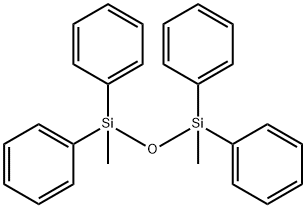 1,1,3,3-TETRAPHENYL-1,3-DIMETHYLDISILOXANE Structure