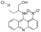 1-Butanol, 2-((1-nitro-9-acridinyl)amino)-, monohydrochloride Structure