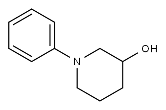 1-Phenylpiperidin-3-ol 구조식 이미지