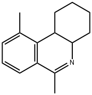Phenanthridine, 1,2,3,4,4a,10b-hexahydro-6,10-dimethyl- (9CI) Structure