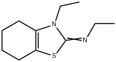Ethanamine, N-(3-ethyl-4,5,6,7-tetrahydro-2(3H)-benzothiazolylidene)- (9CI) Structure