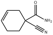 3-Cyclohexene-1-carboxamide,  1-cyano- Structure