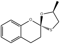 Spiro[2H-1-benzopyran-2,2-[1,3]oxathiolane], 3,4-dihydro-5-methyl-, (2S,5S)- (9CI) 구조식 이미지