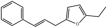 Furan, 2-ethyl-5-[(2E)-3-phenyl-2-propenyl]- (9CI) 구조식 이미지