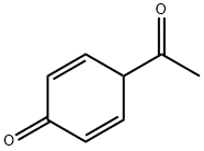 2,5-Cyclohexadien-1-one, 4-acetyl- (9CI) 구조식 이미지