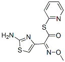 S-2-pyridyl (Z)-2-(2-amino-1,3-thiazol-4-yl)-2-(methoxyimino)thioacetate Structure