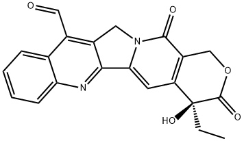 (S)-11-ForMy-4-ethyl-4-hydroxy-1,12-dihydro-4H-2-oxa-6,12a  -diaza-dibenzo[b,h]fluorene-3,13-dione 구조식 이미지