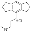 1,2,3,5,6,7-Hexahydro-N,N-dimethyl-s-indacene-4-propanamine hydrochlor ide 구조식 이미지