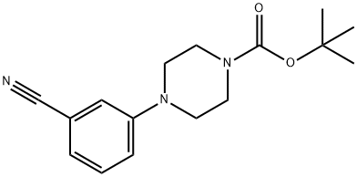 TERT-BUTYL 4-(3-CYANOPHENYL)PIPERAZINE-1-CARBOXYLATE Structure