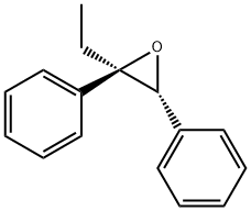 Oxirane, 2-ethyl-2,3-diphenyl-, (2R,3R)- (9CI) Structure