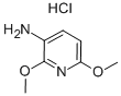 3-AMINO-2,6-DIMETHOXYPYRIDINE MONOHYDROCHLORIDE Structure