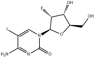 2''-DEOXY-2''-FLUORO-5-IODOCYTIDINE 구조식 이미지