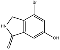 1H-Isoindol-1-one, 4-broMo-2,3-dihydro-6-hydroxy- 구조식 이미지