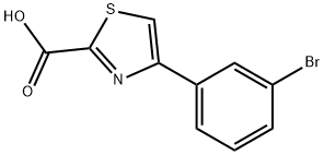 808128-00-9 2-Thiazolecarboxylic  acid,4-(3-bromophenyl)-