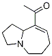 1-(2,3,5,6,7,9a-hexahydro-1H-pyrrolo[1,2-a]azepin-9-yl)-Ethanone 구조식 이미지