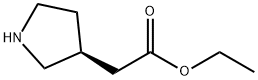 (S)-에틸2-(피롤리딘-3-일)아세테이트 구조식 이미지
