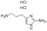 4-(3-AMINO-PROPYL)-1H-IMIDAZOL-2-YLAMINE 2HCL 구조식 이미지