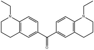 bis(1-ethyl-1,2,3,4-tetrahydroquinolin-6-yl) ketone 구조식 이미지