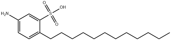 5-amino-2-dodecylbenzenesulphonic acid Structure