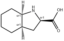 Octahydro-1H-indole-2-carboxylic acid 구조식 이미지