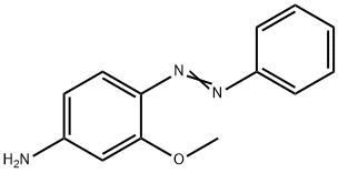 3-methoxy-4-aminoazobenzene Structure