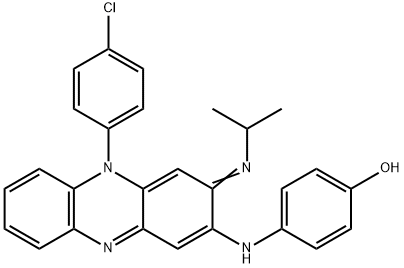 3-(4-hydroxyanilino)-10-(4-chlorophenyl)-2,10-dihydro-2-isopropyliminophenazine 구조식 이미지