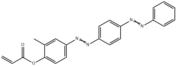 DISPERSE YELLOW 7 ACRYLATE  96 Structure