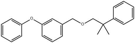1-((2-Methyl-2-phenylpropoxy)methyl)-3-phenoxybenzene 구조식 이미지