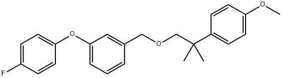 1-(4-Fluorophenoxy)-3-((2-(4-methoxyphenyl)-2-methylpropoxy)methyl)ben zene Structure