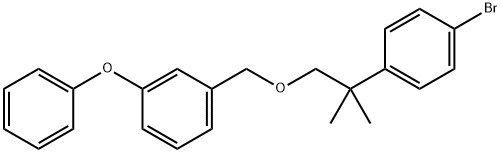 3-Phenoxybenzyl 2-(4-bromophenyl)-2-methylpropyl ether 구조식 이미지