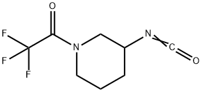 3-ISOCYANATO-1-(TRIFLUOROACETYL)PIPERIDINE
 구조식 이미지