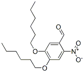 4,5-비스(헥실옥시)-2-니트로벤즈알데히드 구조식 이미지