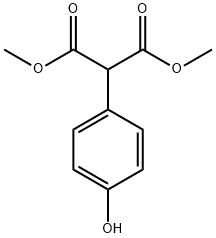 dimethyl (4-hydroxyphenyl)malonate 구조식 이미지