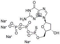 2'-DEOXYGUANOSINE-5'-O-(1-티오트리포스페이트),RP-이성질체나트륨염 구조식 이미지
