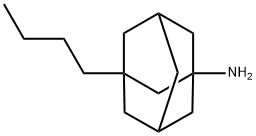 3-butyladamantan-1-amine 구조식 이미지